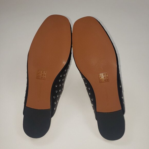 Madewell The Greta Ballet Flat Mule Women's Size 9M True Black Multi Stud Detail - Picture 5 of 16